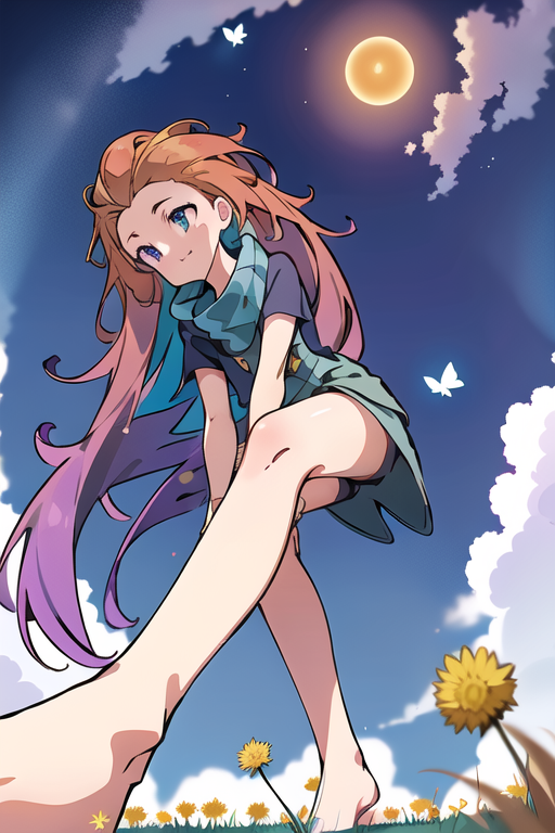 14761-1957337657-low_angle_human,(disheveled hair),[orange hair_purple buttom hair_0.8],forehead,zoe,long hair,multicolored hair,blue and purple.png